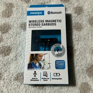 Powerxcel wireless magnetic stereo earbuds